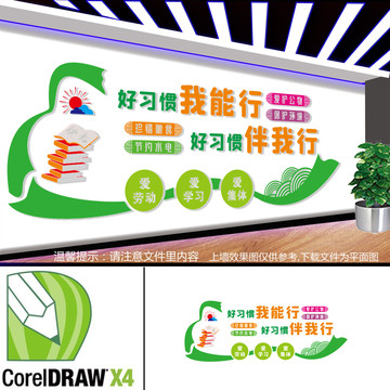 好習慣文化墻