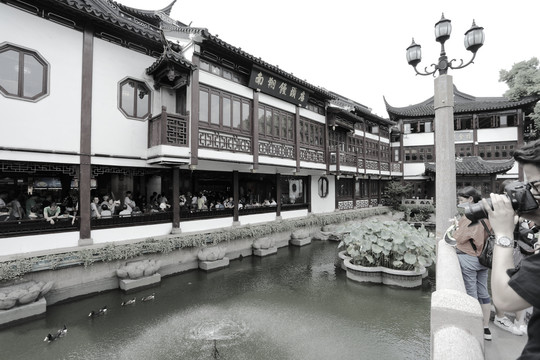 上海豫園老照片