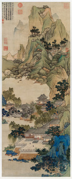 劉度春山臺(tái)榭圖