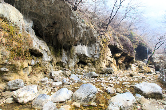 河南焦作云台山潭瀑峡风光