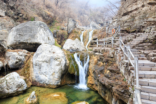 河南焦作云台山潭瀑峡风光