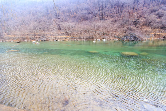 河南焦作云台山潭瀑峡潭水