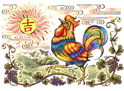 葡萄公雞