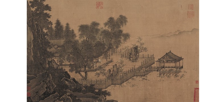 劉松年四景山水圖春季