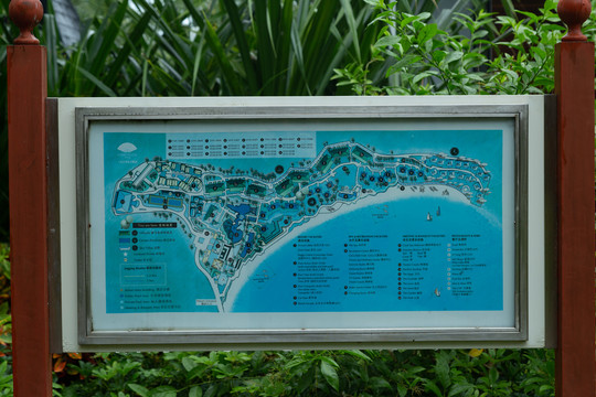 三亚文华东方酒店地图