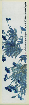 齊白石水墨蘭花