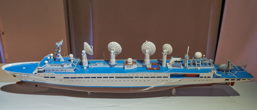 远望六号科学考察船模型