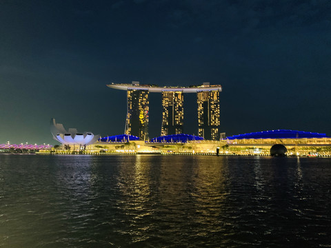 新加坡酒店夜景