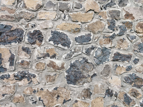毛石头墙纹理贴图材质素材