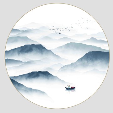 新中式山水畫
