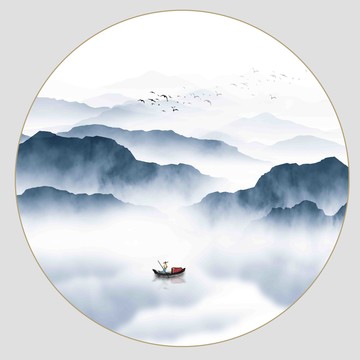 新中式山水畫