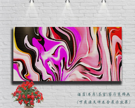 抽象油畫裝飾畫