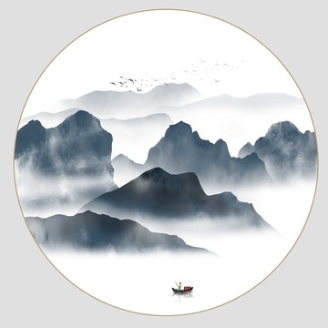 新中式山水畫