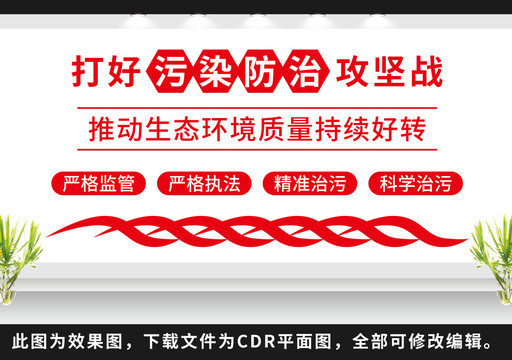 污染防治文化墻