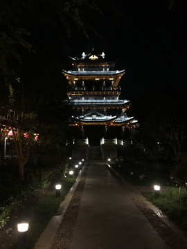 南浔古镇夜景