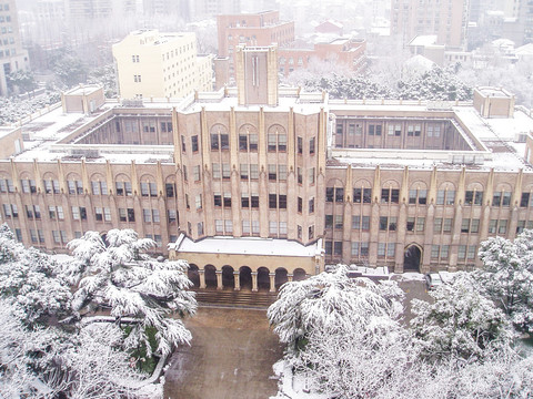 上海雪景