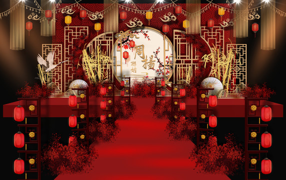 紅色中式婚禮