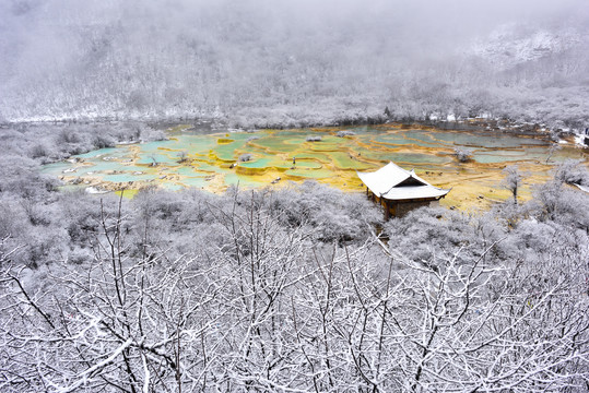 四川黄龙风景