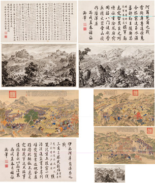 郎世寧平定準(zhǔn)部回部得勝圖