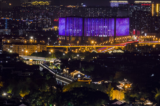 夜苏州环城河