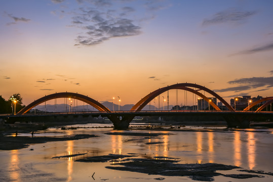 福建仙游木兰溪夜景