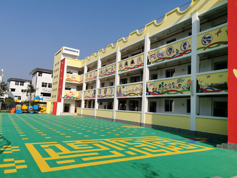 幼儿园教学楼建筑外观
