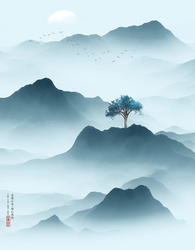 現(xiàn)代山水畫