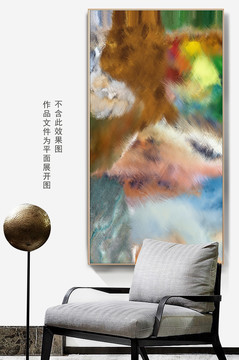 現代賓館酒店抽象畫