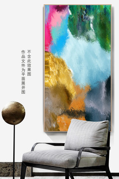 酒店抽象油畫
