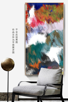 酒店抽象油畫