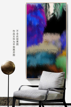 酒店抽象油畫
