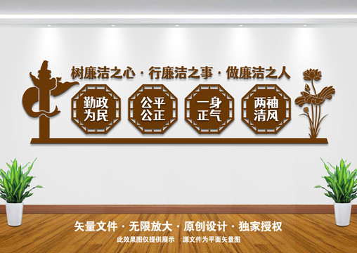 廉潔文化墻