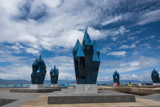 青海湖雕塑