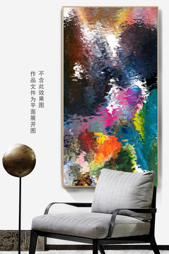 酒店抽象油畫