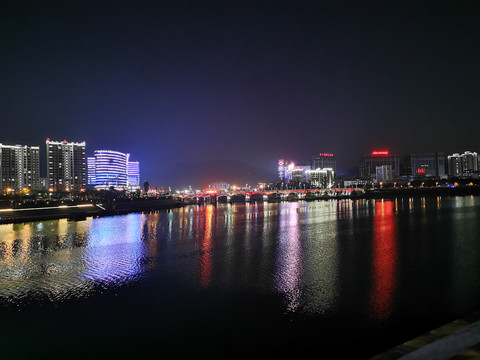 澧水河夜景