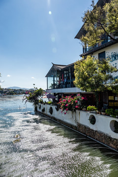 大理双廊洱海湖景风光