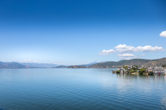 大理双廊洱海湖景风光