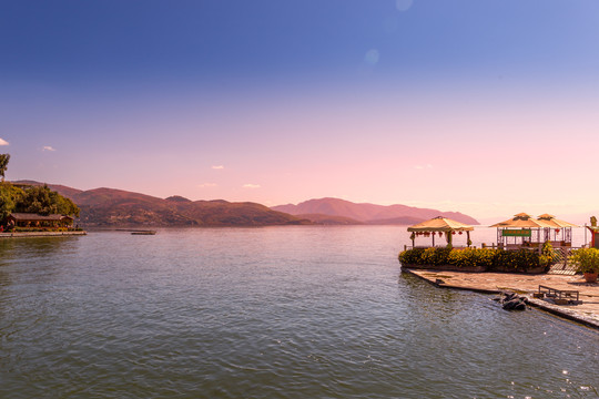 大理双廊洱海湖景风光