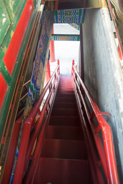 寺庙楼梯