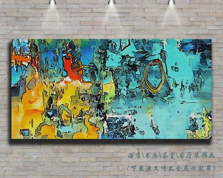 抽象油畫裝飾畫