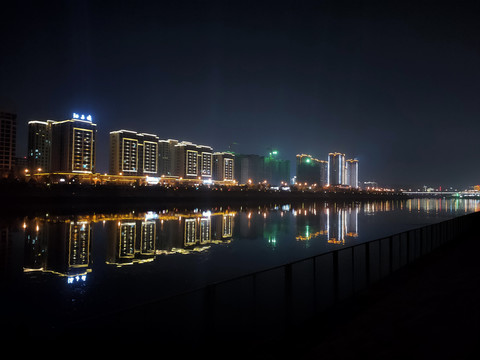 张家界澧水河夜景