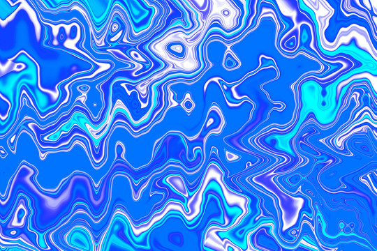 蓝色抽象曲线波纹蓝色底纹
