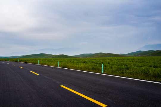 青海草原公路