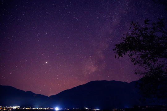 大理西湖星空