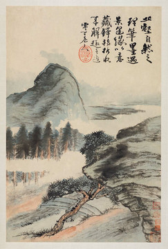 石濤　山水十二幀冊(cè)