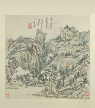 王原祁盧鴻草堂十志圖冊