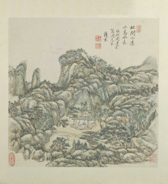 王原祁盧鴻草堂十志圖冊(cè)