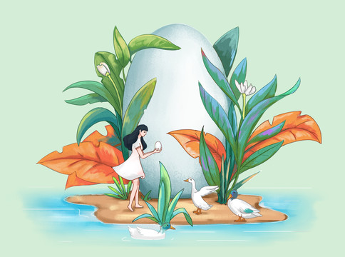 撿海鴨蛋