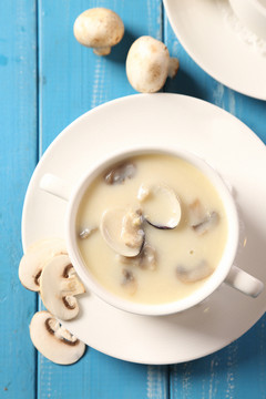 蘑菇海鲜忌廉汤