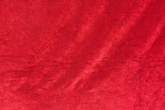 红色绒布布纹